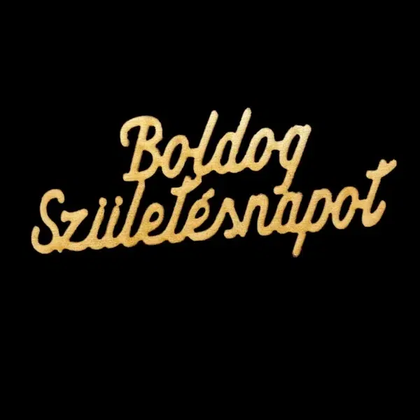 Boldog születésnapot tábla - 10cm