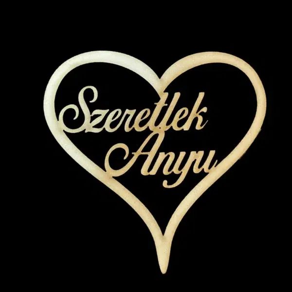 Szeretlek Anyu szívben - 10cm