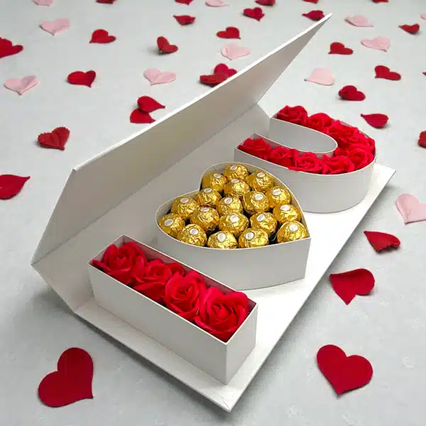 I love you box- fehér