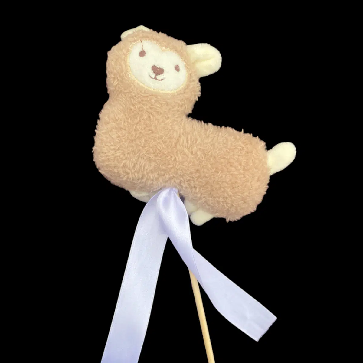 Pálcás láma 14cm - barna