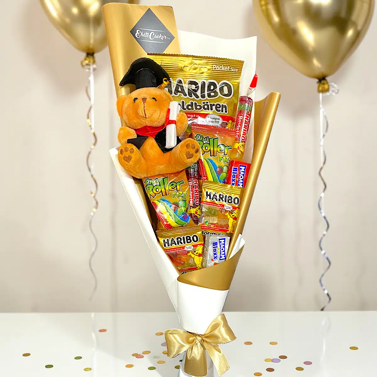 Gumicukor Ballagó csokor