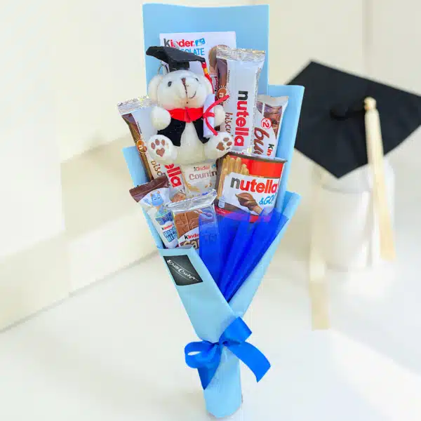 Kék Ballagó csokor