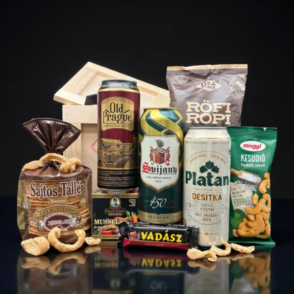 Prágai sörös láda "L"