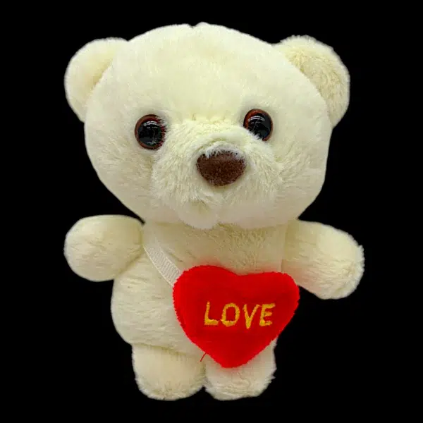 Love maci 12cm - fehér