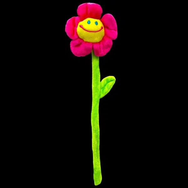 Plüss virág 30cm - pink