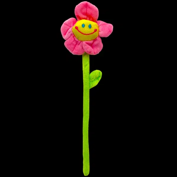 Plüss virág 30cm - rózsaszín