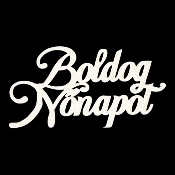 Boldog Nőnapot 10cm - fehér