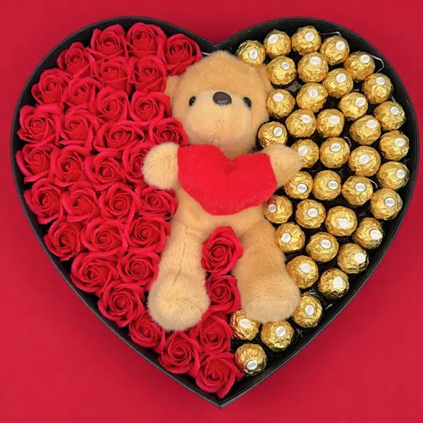 Óriás Ferrero szív box