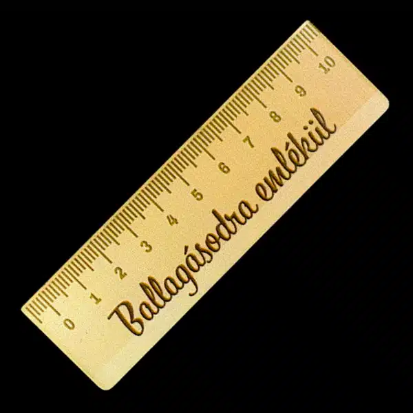 Ballagási vonalzó tábla - 10cm