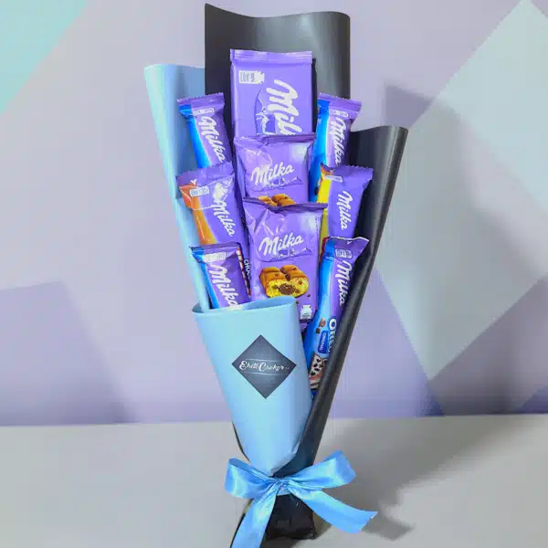 Milka Black csokor